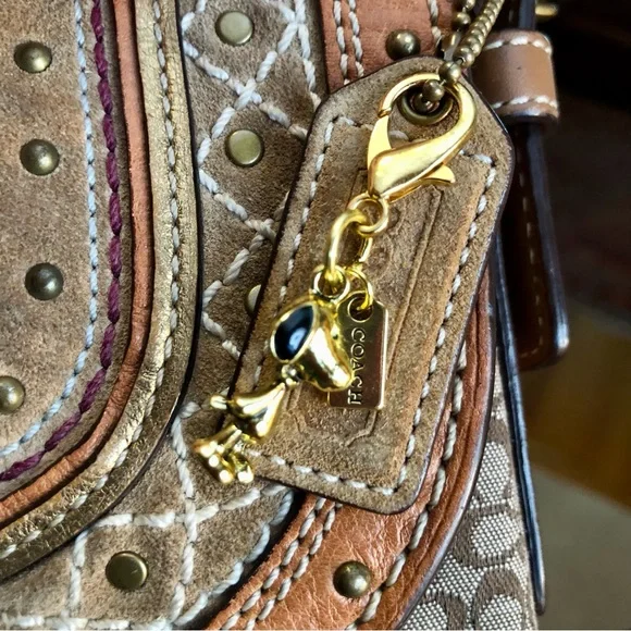 Coach Snoopy Bag Charm w/ Coach Red Leather Hangtag - Picture 6 of 6